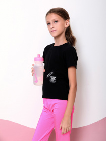 Футболка ISSA Plus модель CD-445_black Фото