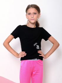 Футболка ISSA Plus модель CD-445_black Фото