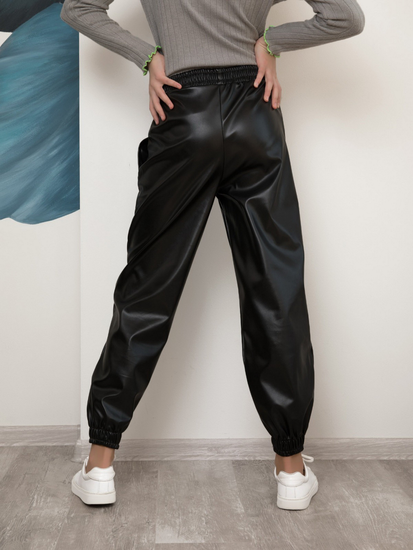 Брюки повседневные ISSA Plus модель CD-411_black Фото