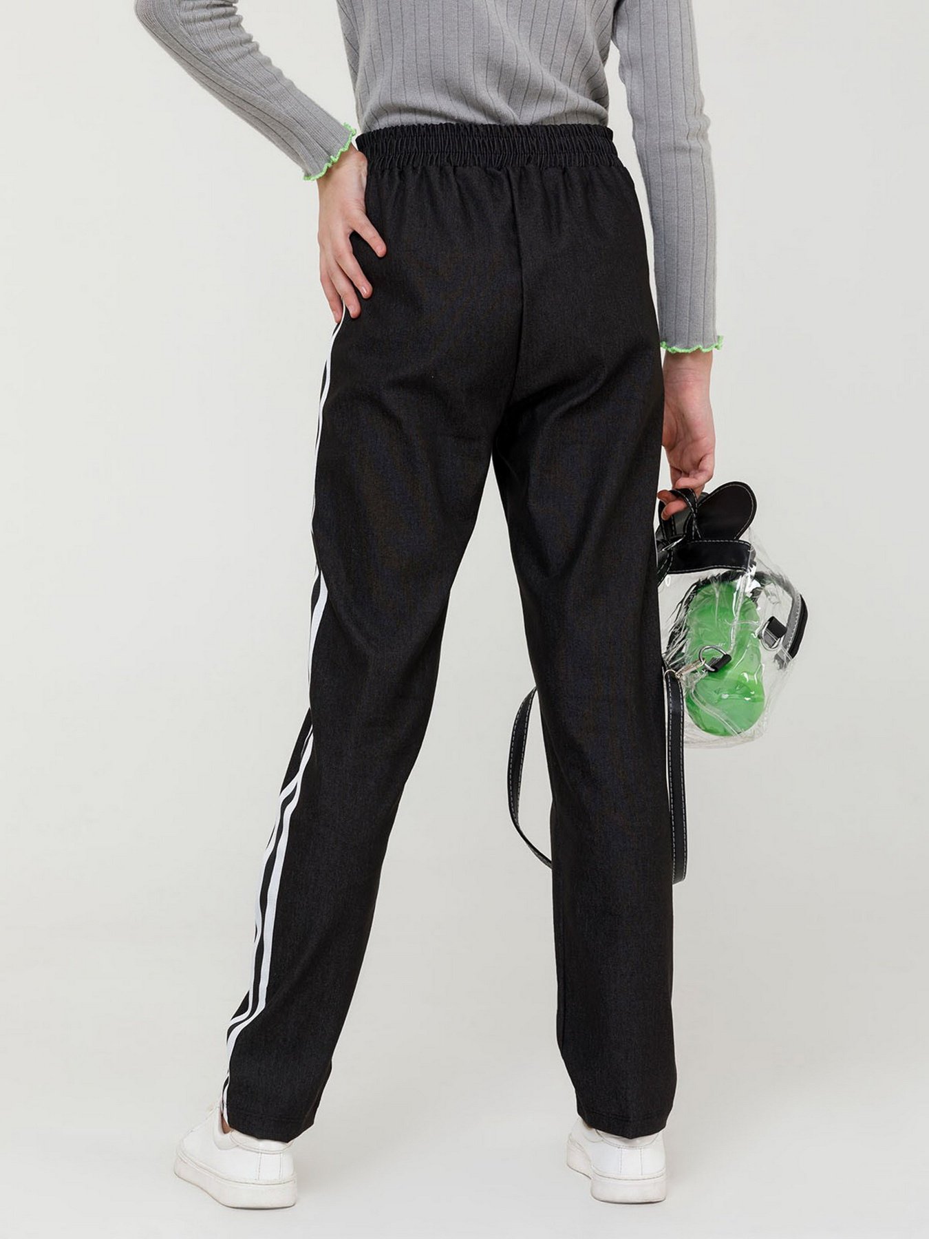 Повседневные штаны ISSA Plus модель CD-416_black Фото