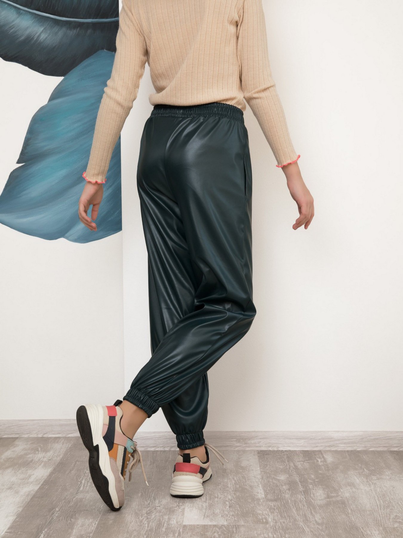 Джоггеры ISSA Plus модель CD-411_green Фото