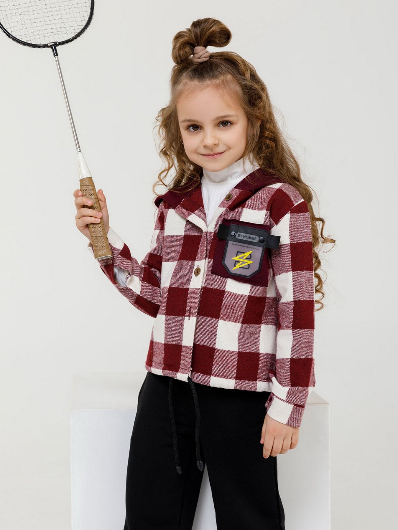 Сорочка ISSA Plus Модель CD-427_burgundy Фото