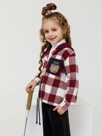 Сорочка ISSA Plus Модель CD-427_burgundy Фото