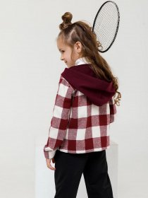 Сорочка повсякденна ISSA Plus модель CD-427_burgundy Сорочка повсякденна ISSA Plus модель CD-427_burgundy Фото