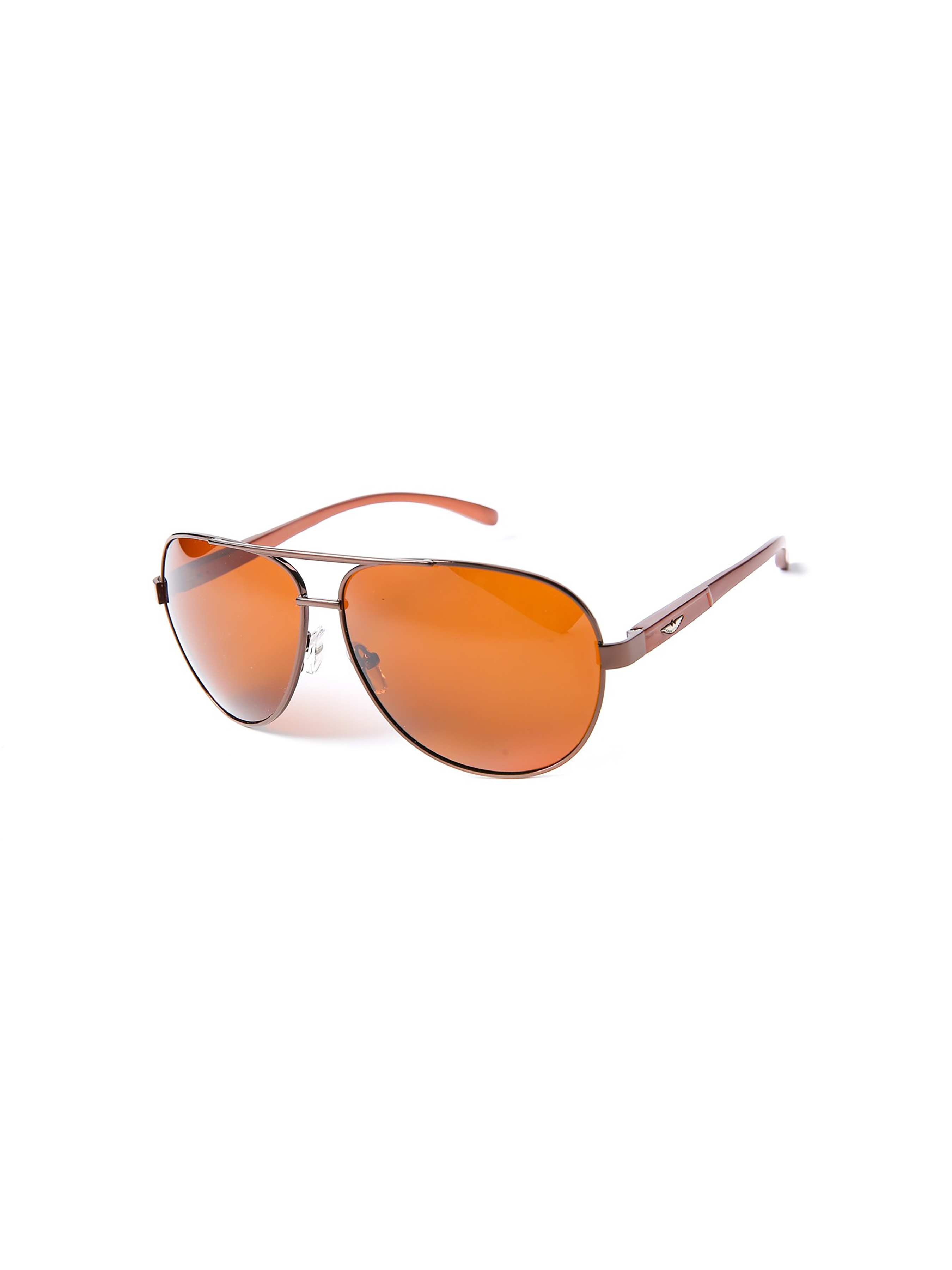 LuckyLOOK Сонцезахисні окуляри (LL2933534734609) Чоловіче колір - Коричневий матеріал - Метал