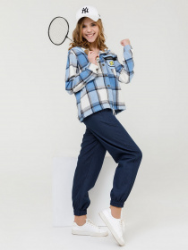 Сорочка ISSA Plus Модель CD-427_blue Фото