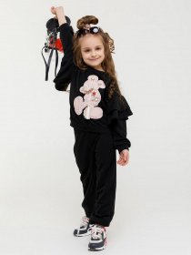 Спортивный костюм ISSA Plus модель CD-403_black Фото