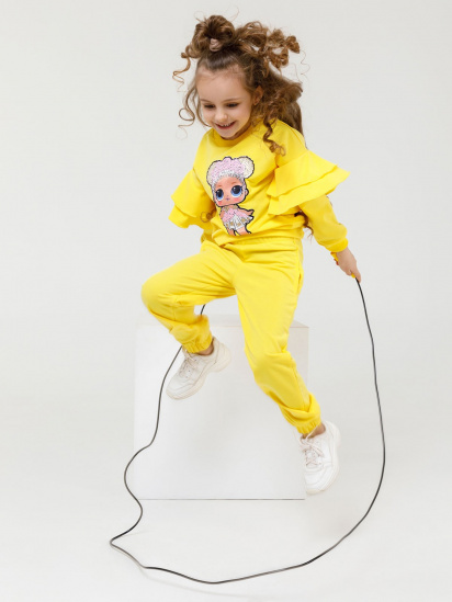 Спортивний костюм ISSA Plus модель CD-402_yellow — фото 7 - INTERTOP