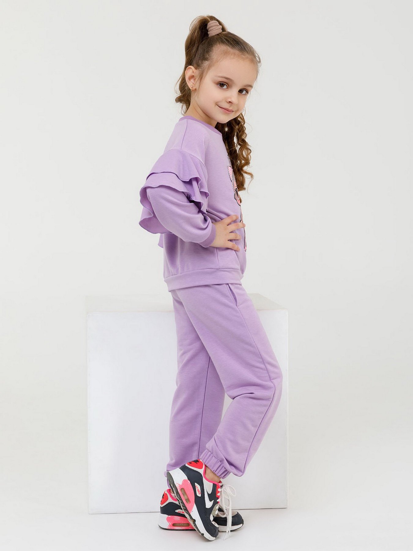 Спортивний костюм ISSA Plus модель CD-402_lilac Фото
