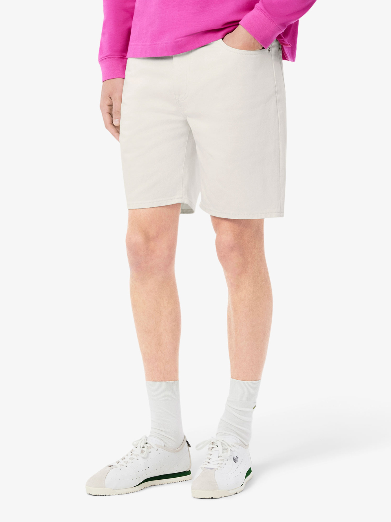 Шорти джинсові Lacoste модель FH993270V Фото