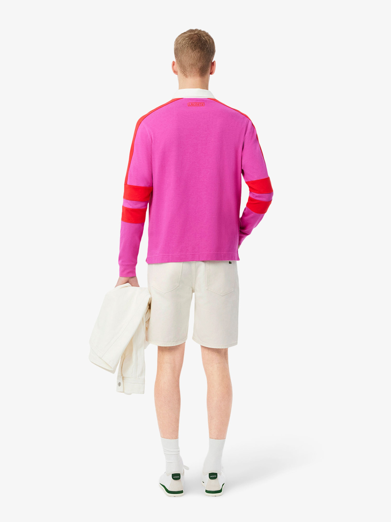 Джинсовые шорты Lacoste модель FH993270V Фото