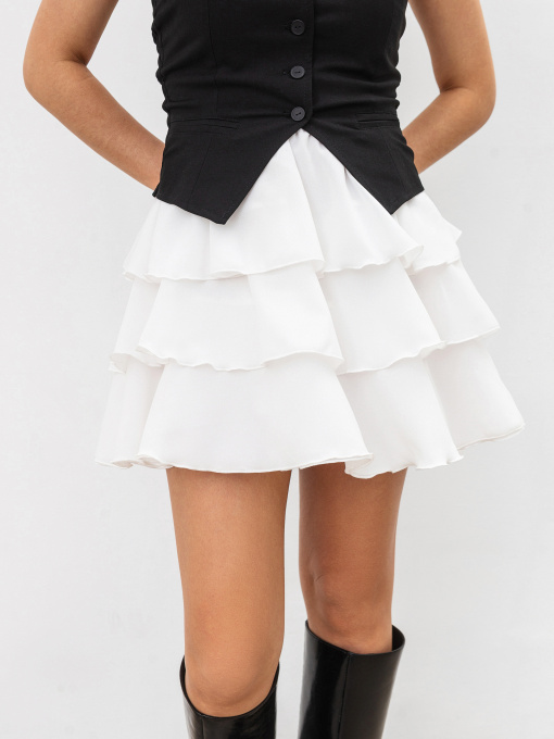 Юбка мини Romashka Панакота модель 206029604072 Фото