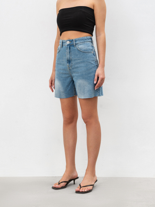 Шорти джинсові Romashka Флоу Модель 206029705041 Фото