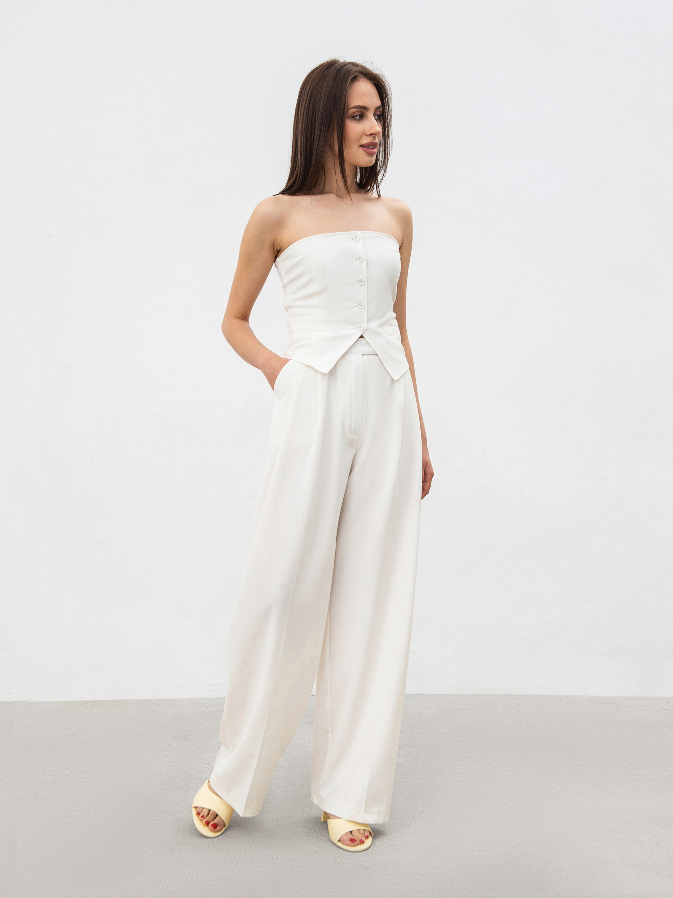 Брюки палаццо Romashka Призма модель 205039905072 Фото