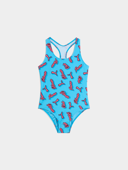 Купальник PUMA Swim Girls Printed Swim модель 947063 - фото