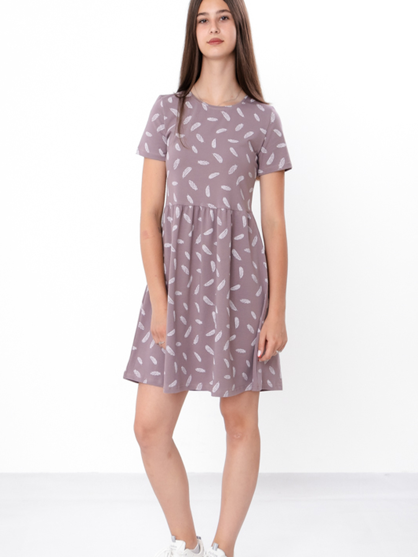 Платье миди Носи своє модель 6258-043-pero-popelqsta-lavanda Фото
