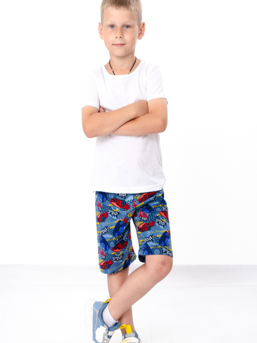 Шорты Носи своє модель 6091-002-mashinki-temna-blakitx Фото