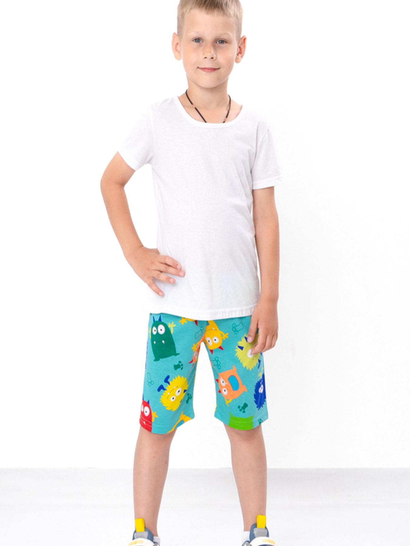 Повсякденні шорти Носи своє модель 6091-002-monstriki-bryuzovij-nefrit Фото