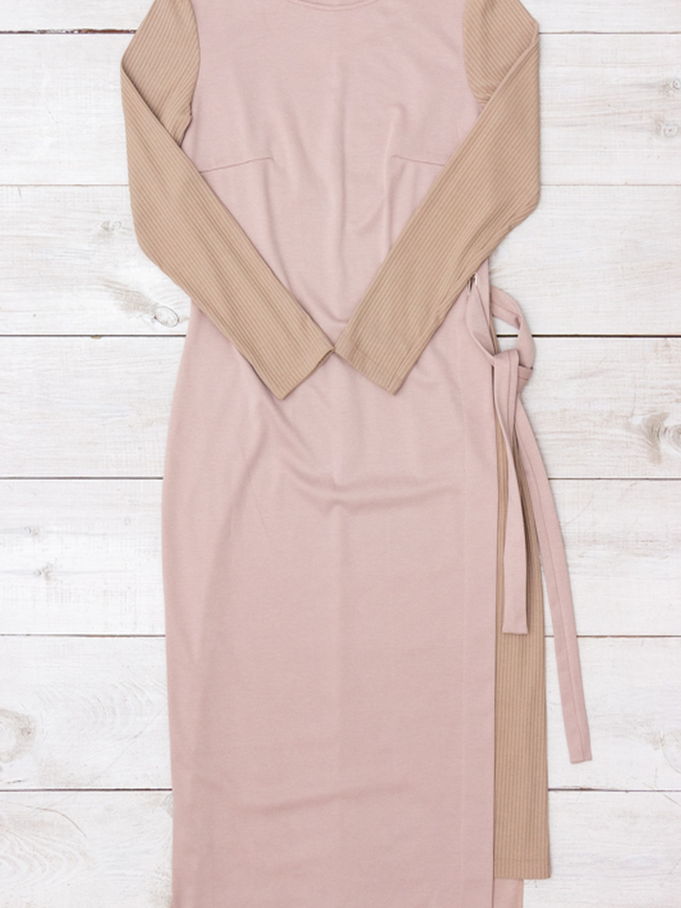 Платье миди Носи своє модель 8260-065-bezh Фото