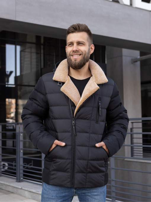 Пуховик UVENTUM модель 269_Black Фото