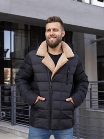 Пуховик UVENTUM модель 269_Black Фото