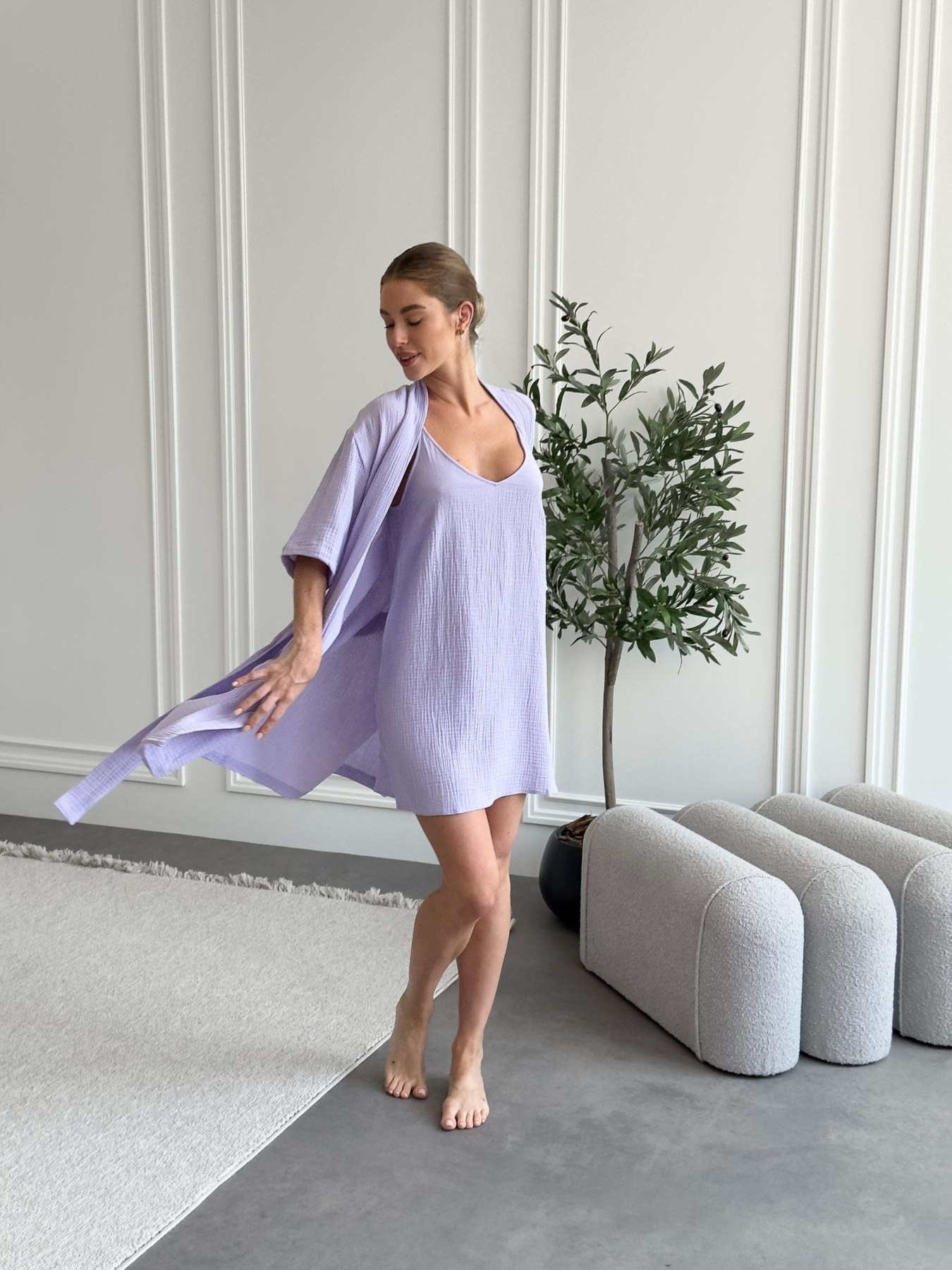 Домашний костюм Cosy модель SetLavanda1 Фото