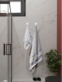 Набір 2 жаккардові рушники Lovely Svi для ванної, готелів, SPA, саун 70х140 см + 35 х 75 см Версаче Сірий Lovely Svi модель 2561097 Набір 2 жаккардові рушники Lovely Svi для ванної, готелів, SPA, саун 70х140 см + 35 х 75 см Версаче Сірий Lovely Svi модель 2561097 Фото