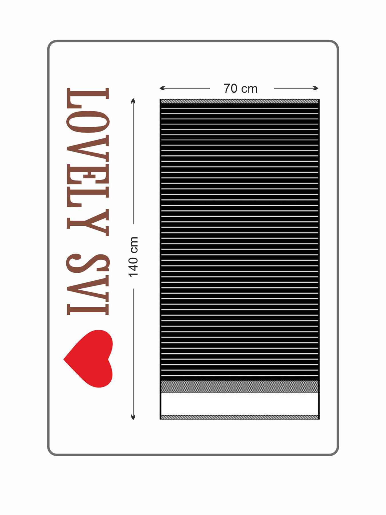 Полотенце банное  хлопок жаккардовое для ванной, отелей, СПА, в подарочном пакете -  Oxford Stripe Синий Lovely Svi  модель 2561124 Фото