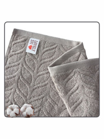 Набор 2 жаккардовых полотенца  для ванной, гостиниц, СПА, на подарок, Milano бежево-серый Lovely Svi  модель 671124 Фото