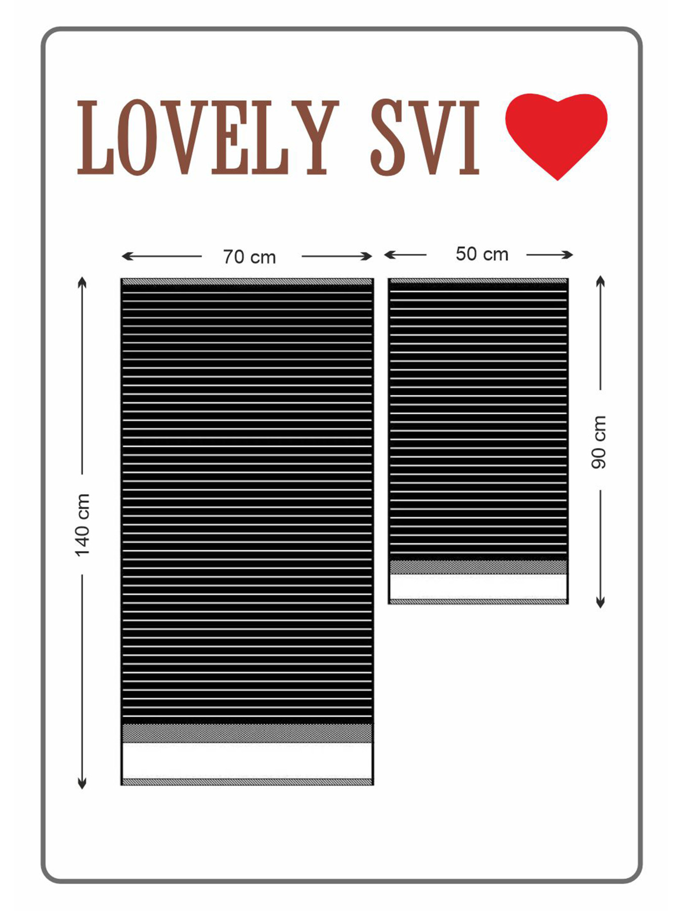 Набор 2 жаккардовых полотенца  для ванной, отелей, СПА, в подарок,  Oxford Stripe Cool  бежево - серый Lovely Svi  модель 351124 Фото