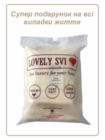 Набор 2 жаккардовых полотенца  для ванной, отелей, СПА, в подарок,  Oxford Stripe Cream Lovely Svi  модель 371124 Фото