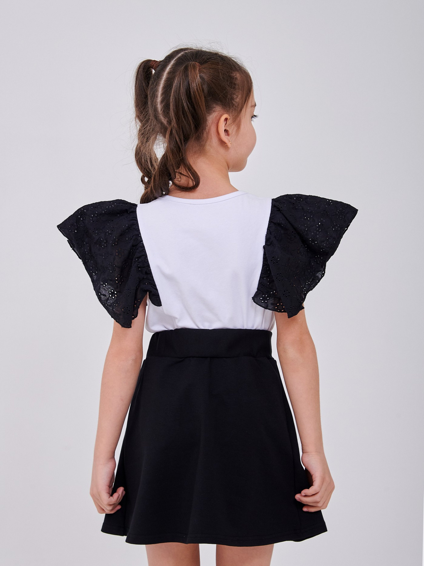 Блуза SMIL модель smil_114042-belyj-s-cernym Фото