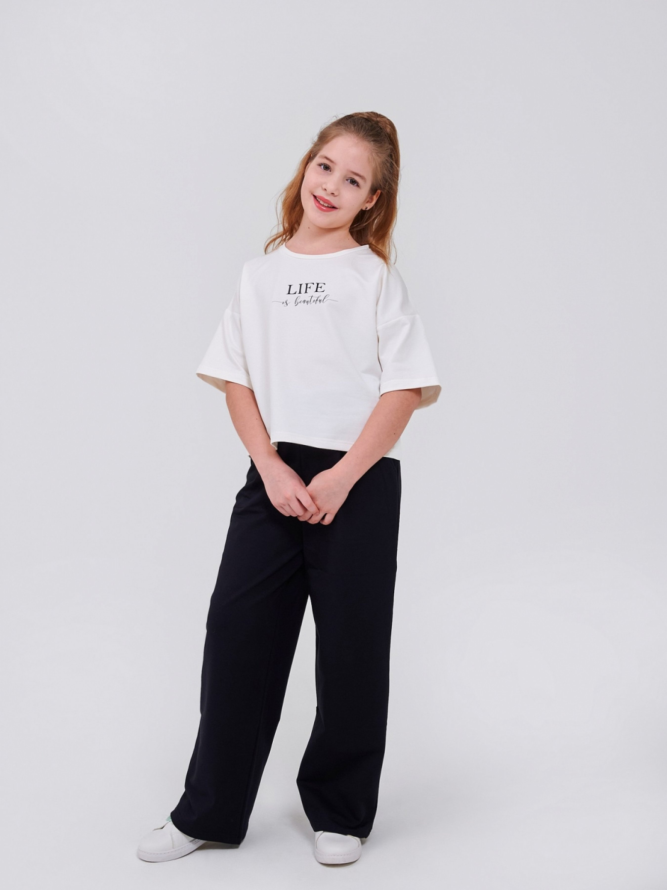 Футболка SMIL Модель smil_114045-molocnyj Фото