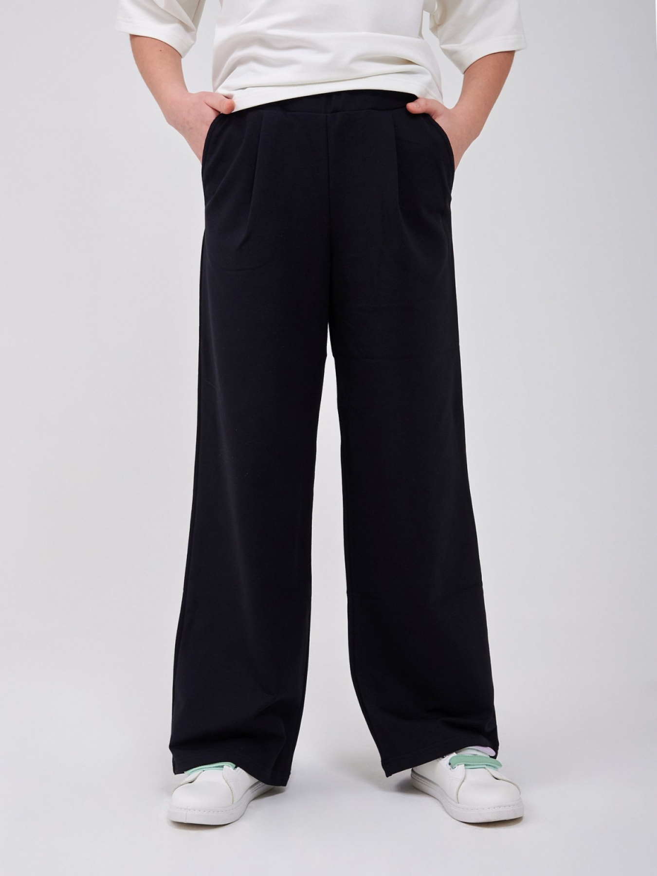 Штани повсякденні SMIL модель smil_115665-cernyj Фото