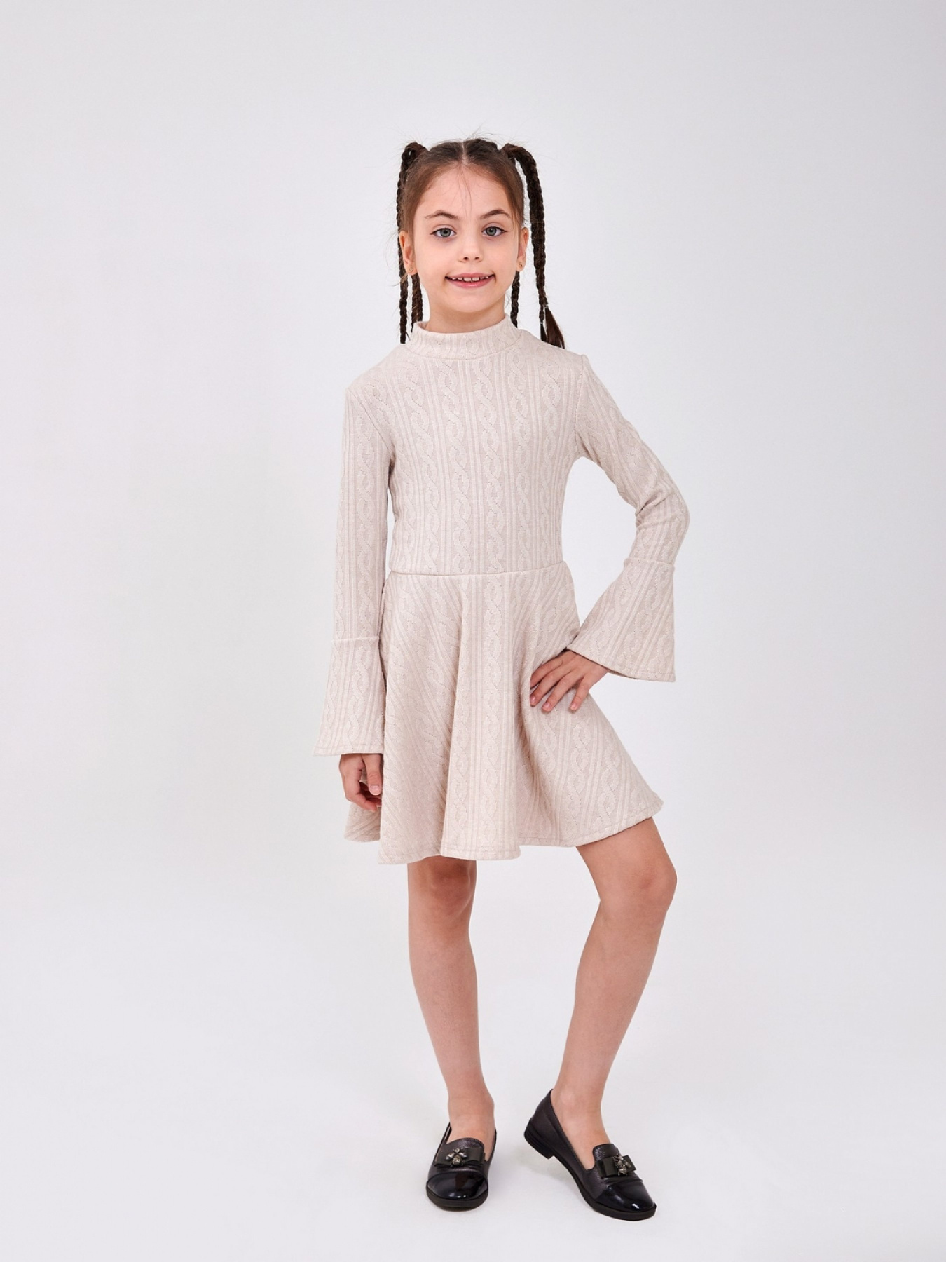 Сукня міні SMIL модель smil_120466-svetlo-bezevyj Фото