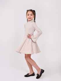 Сукня міні SMIL модель smil_120466-svetlo-bezevyj Фото