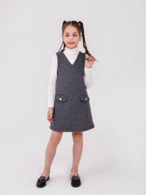 Сарафан SMIL Модель smil_120449-temno-seryj-melanz Фото