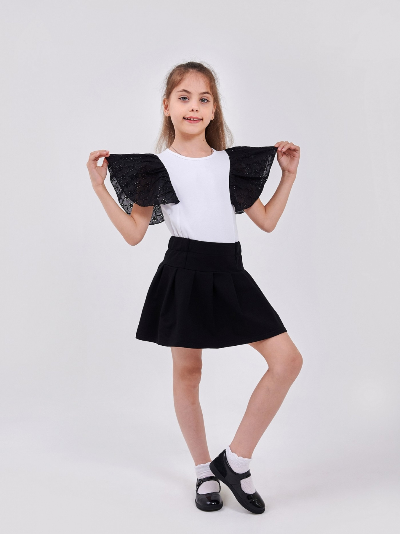 Спідниця міні SMIL модель smil_120445-cernyj Фото