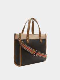 Шопер Keddo модель 348105/03-01W-black/beige Фото