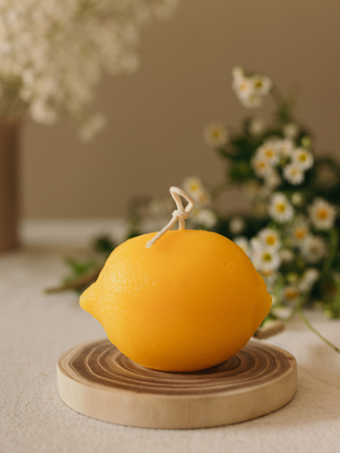 Набор ароматических свечей "Лимоны", из натурального пчелиного воска Candle Design модель 200.0101 Фото