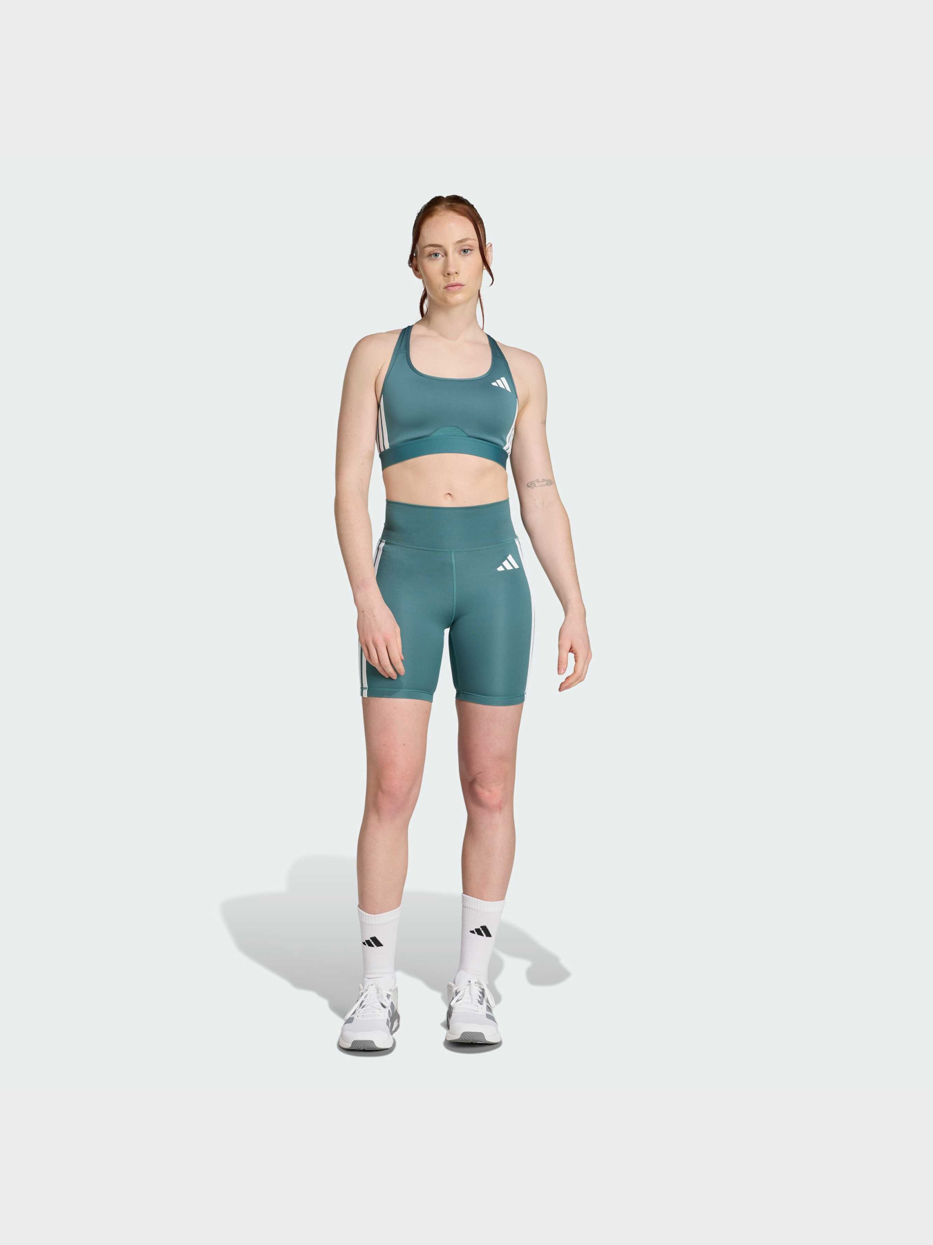 Топ спортивный Adidas 3 Stripes модель JY2117 Фото