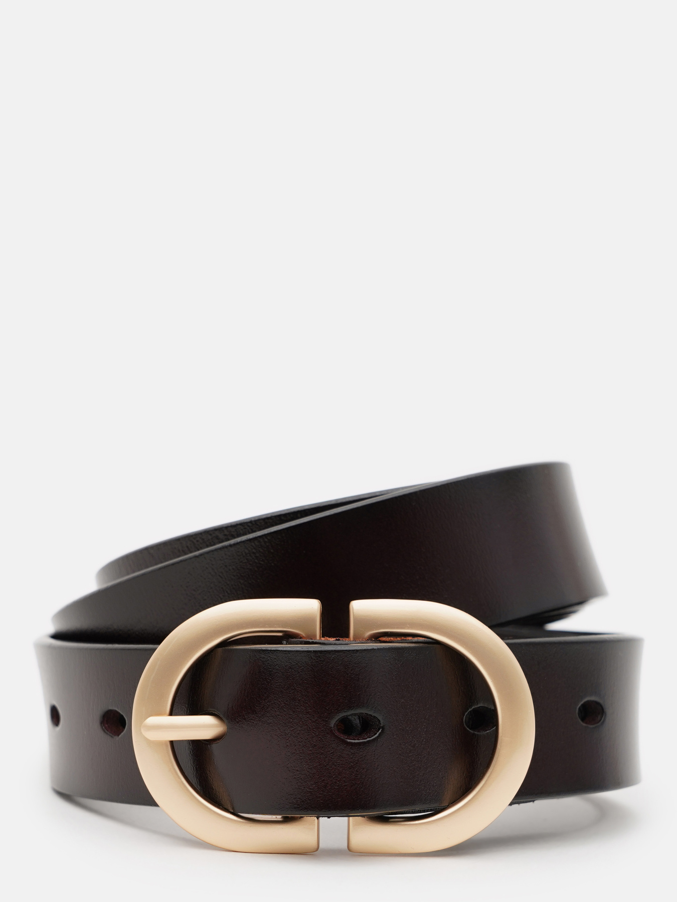 Ремінь Borsa Leather модель Cv1ZK-105goldbrown Ремінь Borsa Leather модель Cv1ZK-105goldbrown Фото