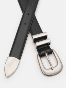 Ремінь Borsa Leather модель Cv1zk-166bl-black Фото