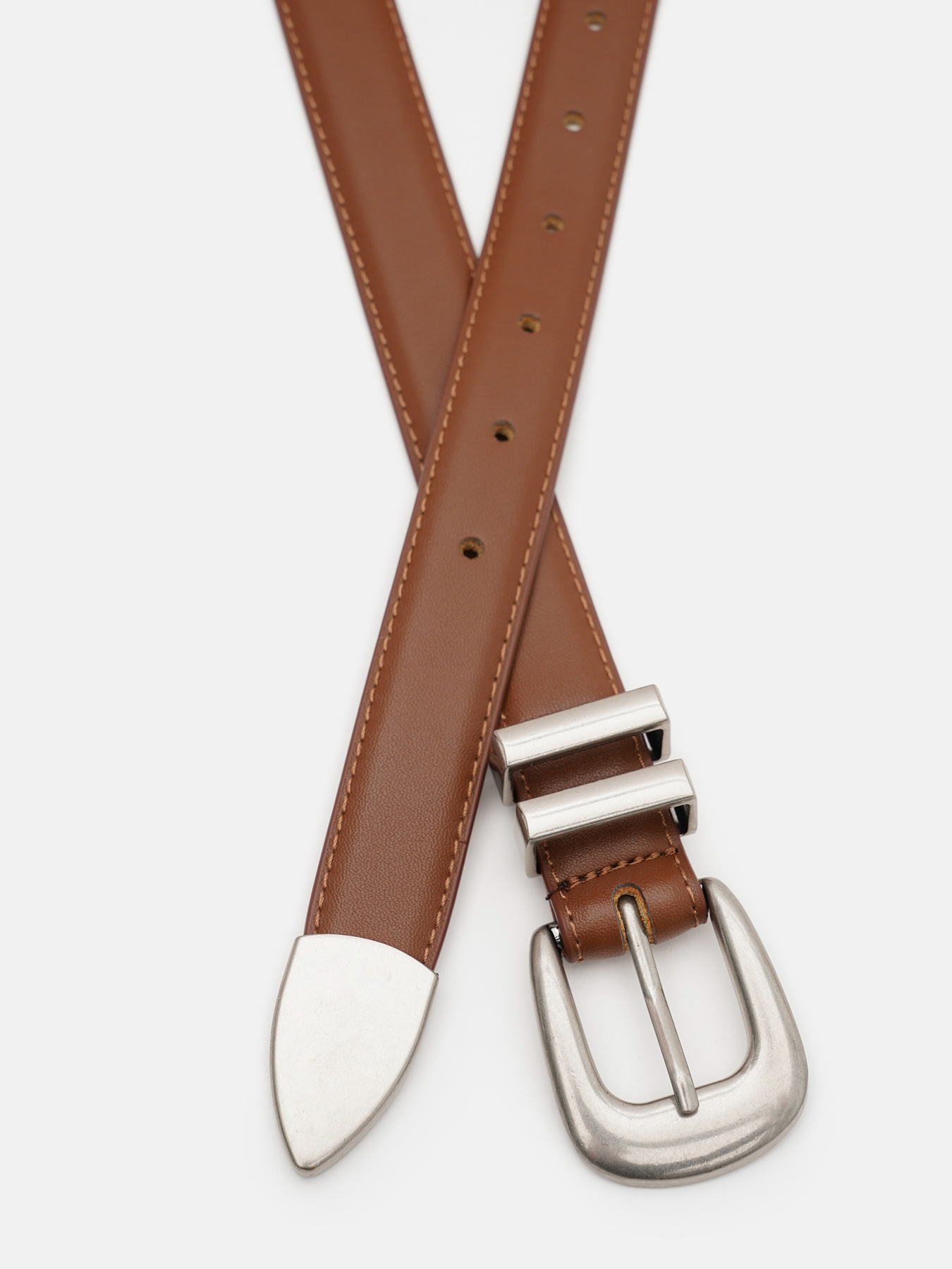 Ремень Borsa Leather модель Cv1zk-166br-brown Фото