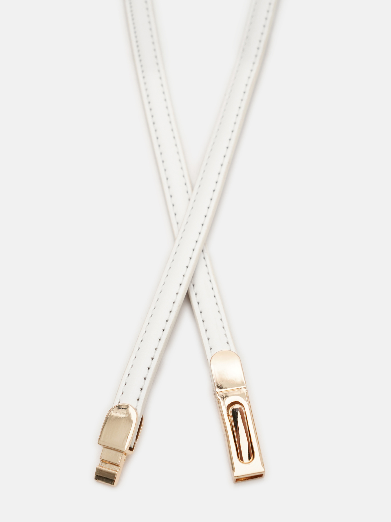 Ремінь Borsa Leather модель Cv1zk-163w-white Фото