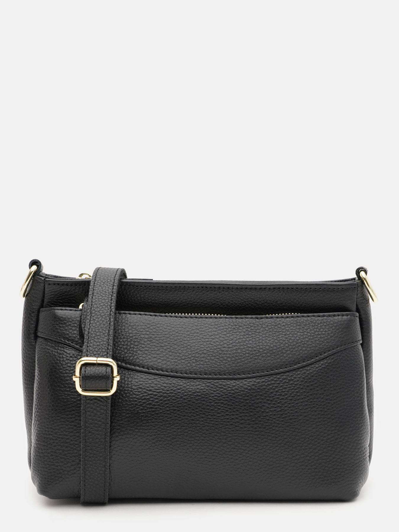 Сумка Borsa Leather модель K1651bl-black Фото