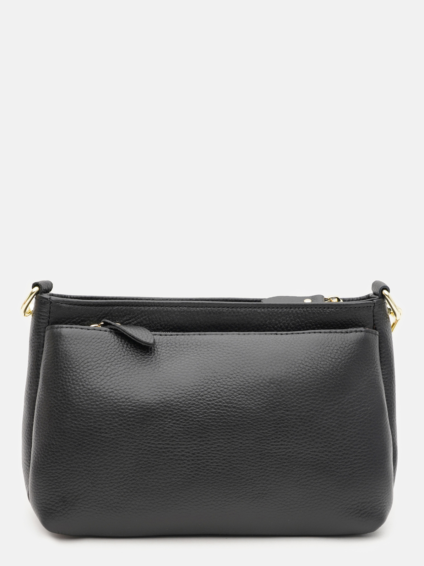 Сумка Borsa Leather модель K1651bl-black Фото