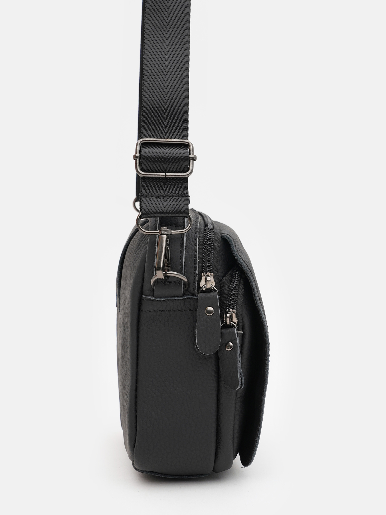 Мессенджер Borsa Leather модель K14081bl-black Фото