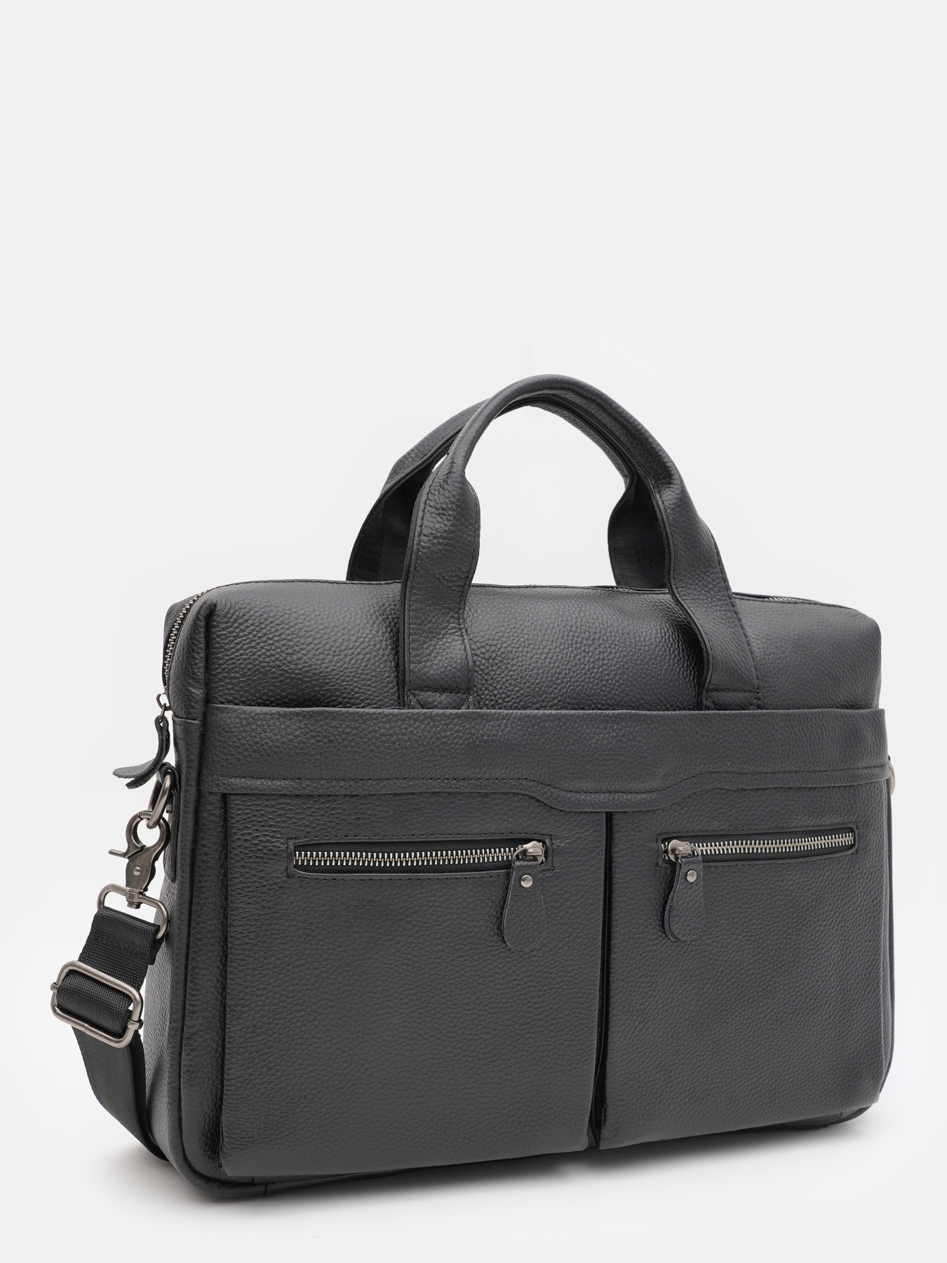 Сумка для ноутбука Borsa Leather модель k19006bl-black Фото