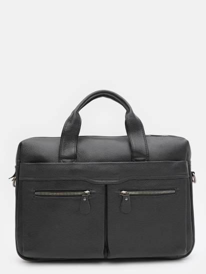 Сумка для ноутбука Borsa Leather модель k19006bl-black - фото